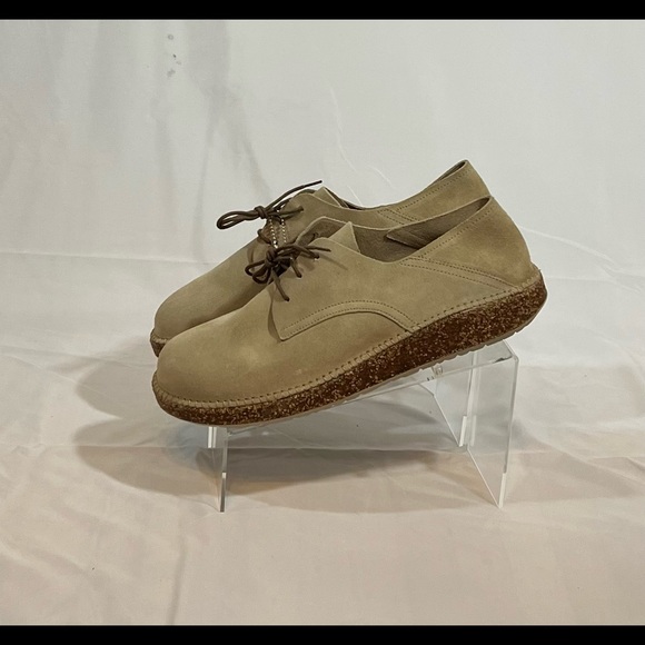 Birkenstock Gary Ginger Suede Leather Shoes size 13 US 46 EU - Picture 2 of 4